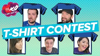 Who Designs the Best T-Shirt? T-SHIRT CONTEST 2 in Jackbox Tee KO! | Mike, Jane, Andy, Luke & Ellen