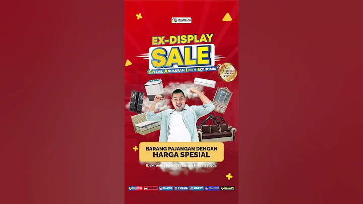 CLEARANCE SALE DI SELURUH SHOWROOM PRIORITAS GROUP! Mulai tanggal 11 September - 31 Oktober 2023.