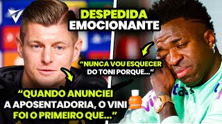 🚨NOSSA! Olha COMO FOI a EMOCIONANTE despedida do VINI JUNIOR do KROOS!