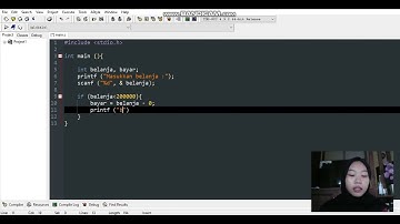 Menghitung harga diskon menggunakan if else dengan bahasa C
