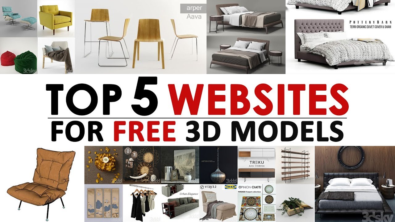 DOWNLOAD FREE 3D MODELS TOP 5 WEBSITES FOR FREE 3D 