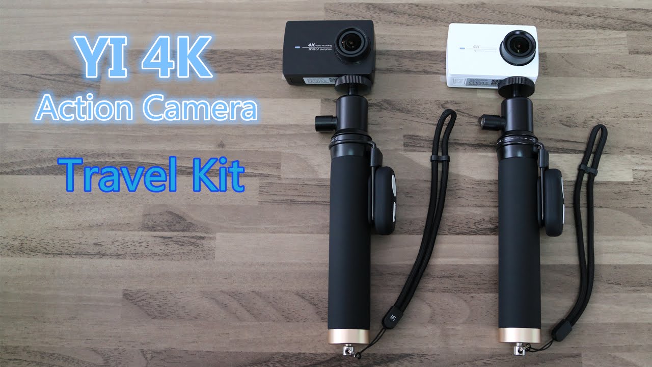 Heb geleerd Begeleiden als YI 4K Action Camera Bluetooth Selfie Stick Kit (Travel Kit) Unboxing -  YouTube