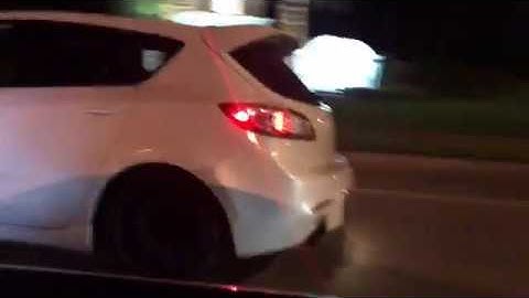 BMW M4 FBO vs Mazdaspeed 3 on Meth