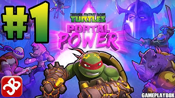TMNT - Portal Power - New York City - iOS/Android - Gameplay Video - Part 1