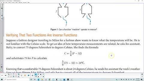 Math 10 3.7 Inverse Functions