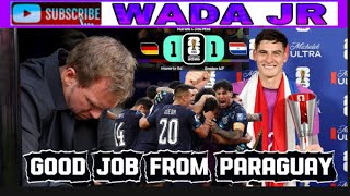 🇩🇪1-1🇵🇾 (PK 3-4) || Paraguay Knockout Germany through Penalty, Orlando Gill too Good