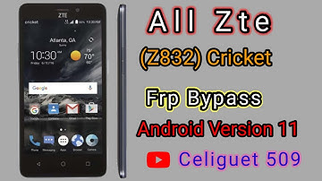 ZTE Maven 3 (Z835) CRICKET FRP/Google Lock Bypass Android 11 without PC