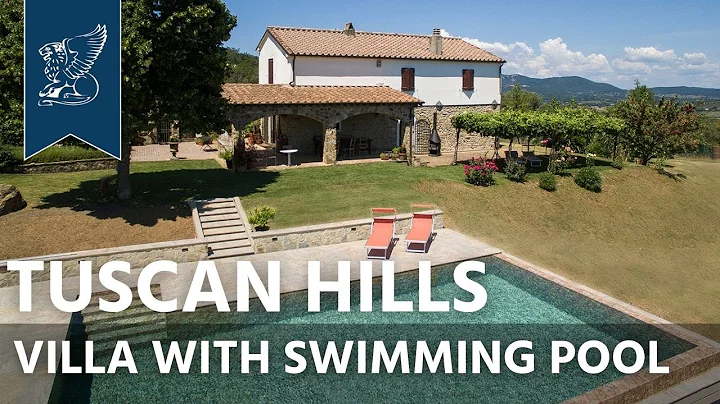 Wonderful villa with swimming pool on Tuscan hills...
