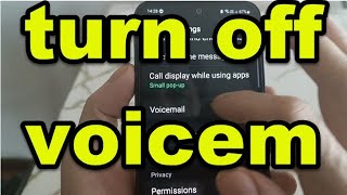 How to turn off voicemail on samsung A21s | A51 | A03s (2 ways) screenshot 1