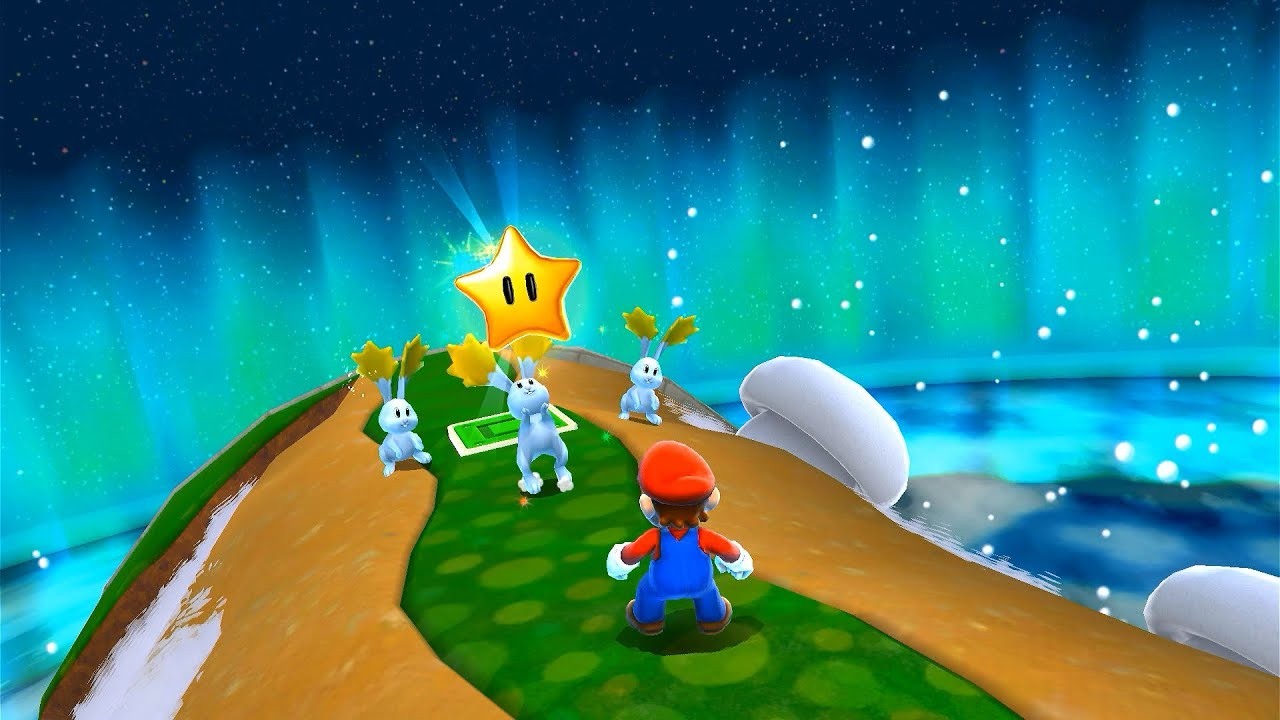 【スーパー マリオギャラクシー】見極めろ!雪のウサギの挑戦状 (スノーカプセルギャラクシー)