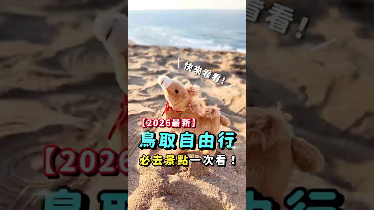 【2026最新!】鳥取自由行攻略!10 大驚喜景點跟著走不踩雷! #日本 #日本旅遊 #鳥取 #鳥取自由行 #鳥取旅遊 #鳥取景點 #鳥取砂丘 #砂丘布丁 #鬼太郎 #若櫻鐵道 #鬆餅