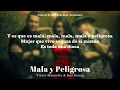 Mala y Peligrosa (Letra) - Bad Bunny & Victor Manuelle | SALSA 2017