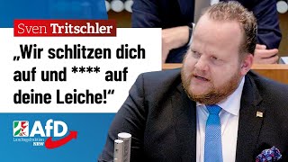 „Wir schlitzen dich auf und **** auf deine Leiche!“ – Sven Tritschler (AfD)