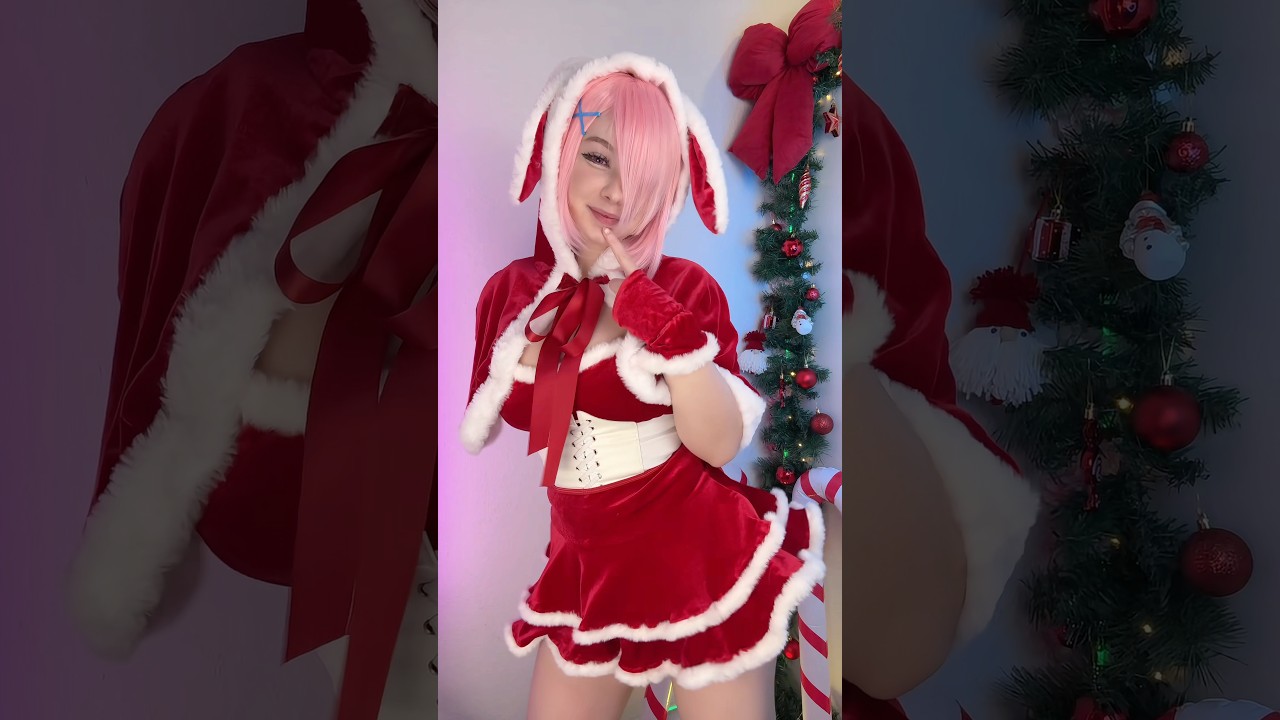 Ram is here too 🥰🎄 #ramcosplay #rezero #ram #cosplay #rezerocosplay
