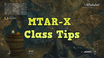 COD Ghosts - MTAR X Class Setup Tips (Best MTAR-X Class)