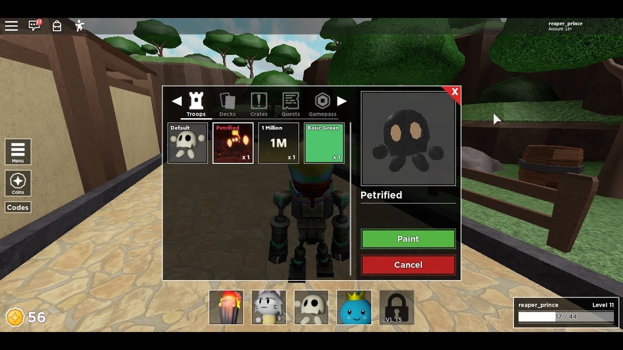 Roblox Tower Heroes - code tower battles roblox