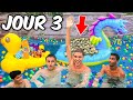 LE DERNIER QUI SORT DE LA PISCINE GAGNE 100,000 V BUCKS ! (dormir dans une piscine)