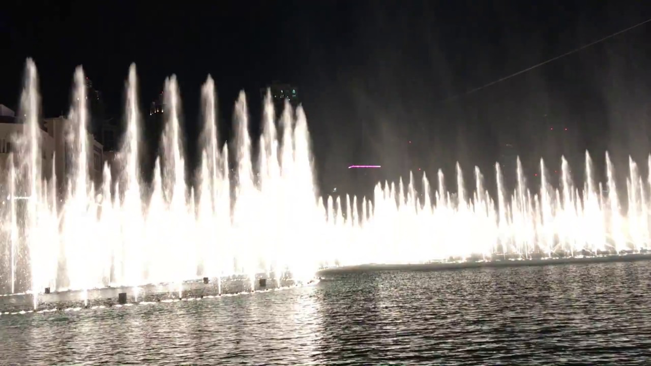 Dubai beautiful musical fountain at Burj Khalifa YouTube