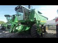 Обзор роторного зерноуборочного комбайна John Deere 9660 STS (2005 г.в.)