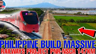 PNR-NSCR SOUTH PHILIPPINE NATIONAL RAILWAYS UPDATE BANLIK DEPOT ARANGKADA NA MGA BAHAY BURAHIN NA