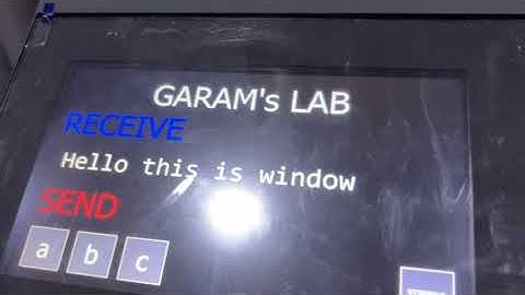TCP/IP Server / Client 프로토콜을 이용한 PLC & 컴퓨터 통신 DEMO