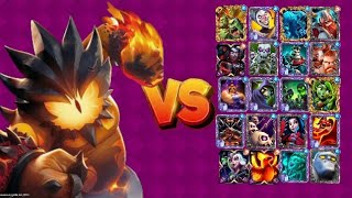 fire elemental vs all card's||castle crush