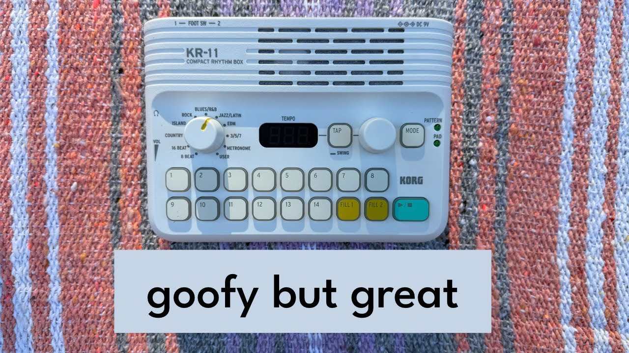 Korg KR-11 Review // A Fun, Quirky Little Rhythm Box - YouTube
