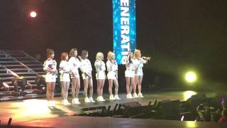 080815 KCON 2015 - SNSD - Introductions [FANCAM]