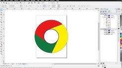 Tutorial coreldraw X5, belajar membuat logo google chrome - Durasi: 4.33. 