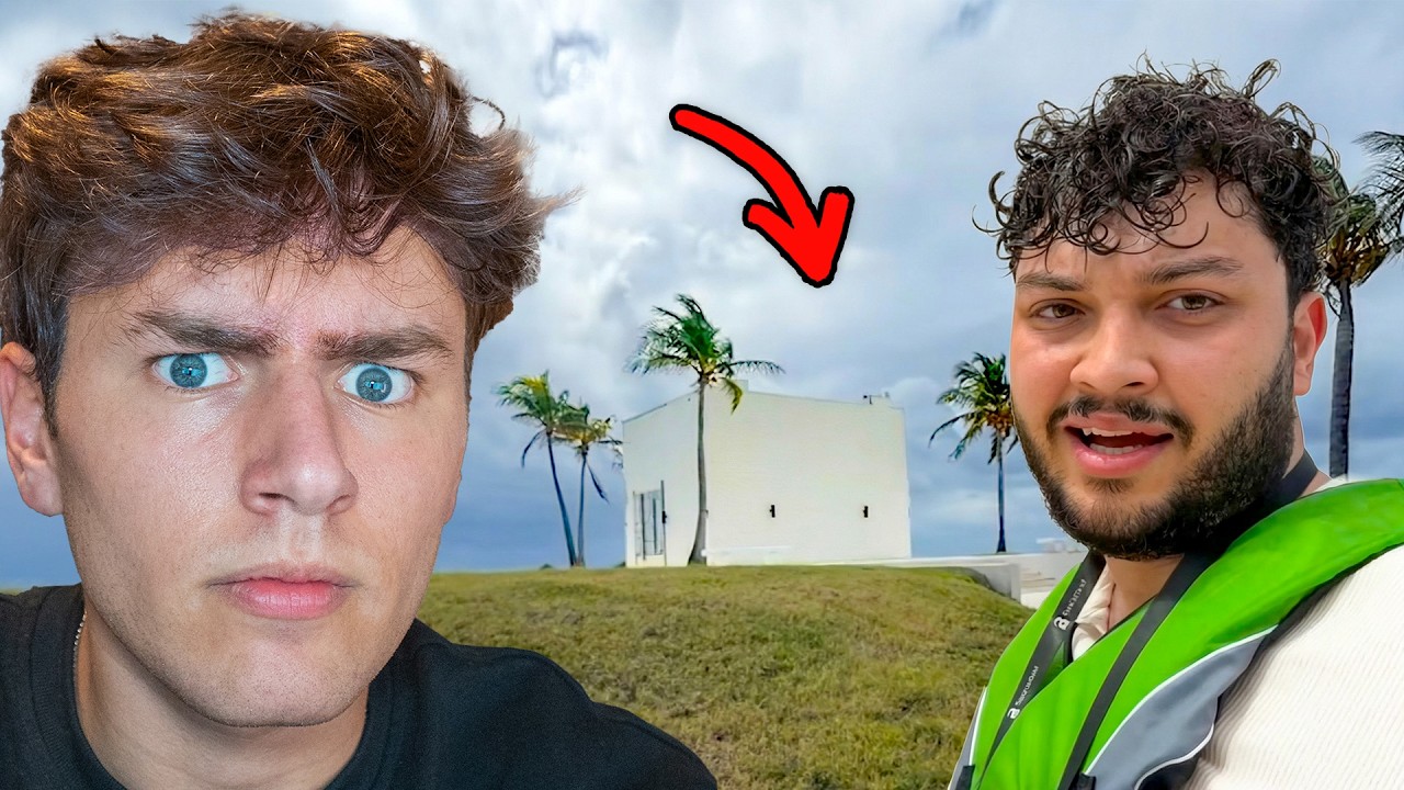 Он тайком пробрался на остров Джеффри Эпштейна.