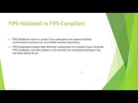 AuditTrails : FIPS Validated vs FIPS Compliant