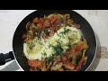 Вкусный и быстрый рецепт завтрака на скорую руку! ЯИЧНИЦА С ГРИБАМИ И ПОМИДОРАМИ!