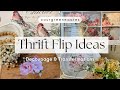 Thrift flip ideas best decoupage  transfermation diys