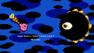 Hyper Zone 1 — Kirby's Dream Land 3 — NES 2A03 Cover