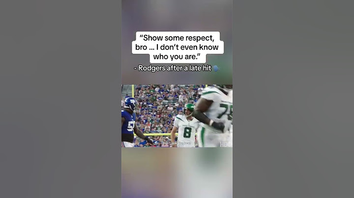 Aaron Rodgers threw a TD right after this 👀