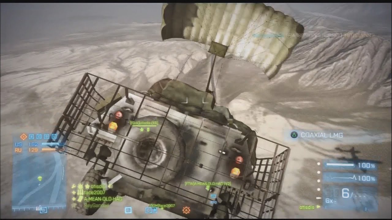BF3 - IFV Getting Air Dropped In EndGame