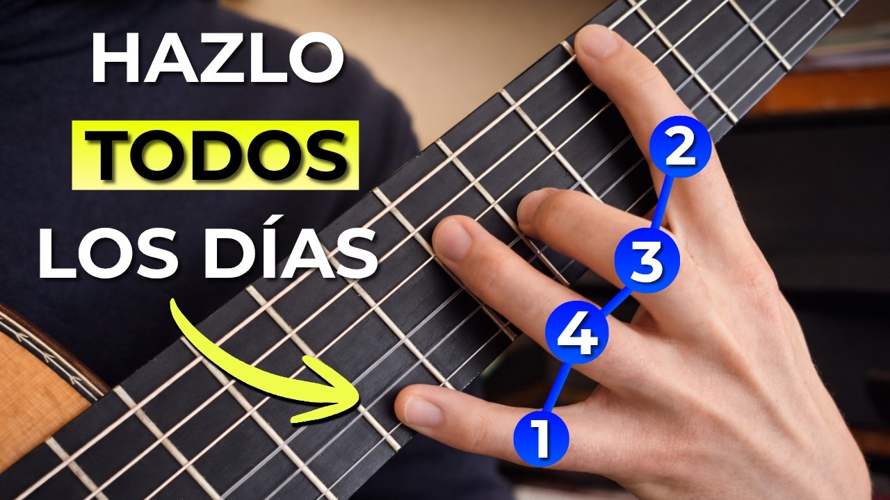 Haz Este Calentamiento para Tocar (mucho) Mejor la Guitarra
