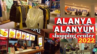 alanya alanyum shopping center walking tour 4k alanya mall ! antalya turkey holiday ! turkey travel