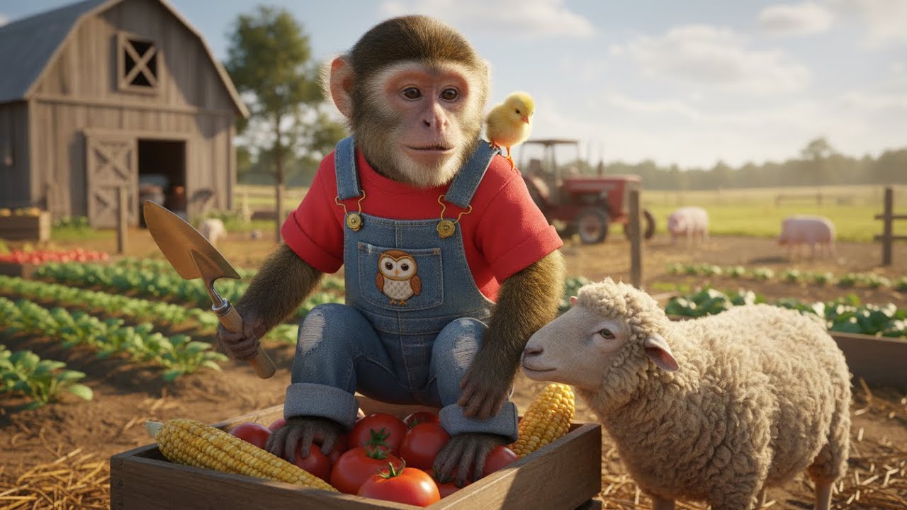 I Hired a Monkey to Run My Farm for 24 Hours! 🐒🚜