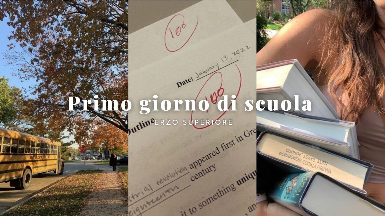 PRIMO GIORNO DI SCUOLA - terzo superiore - YouTube