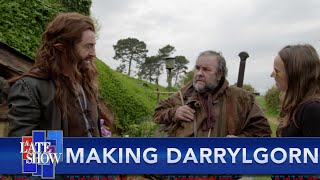 Stephen Colbert Wielded Gandalf's Sword In The Filming Of 'Darrylgorn' With Peter Jackson