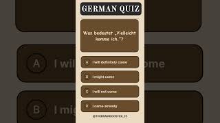 German Quiz #GermanA2 #GermanB1 #DeutschA2 #DeutschB1 #IntermediateGerman #GermanLevelTest