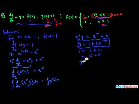 Initial-value problems- (piecewise