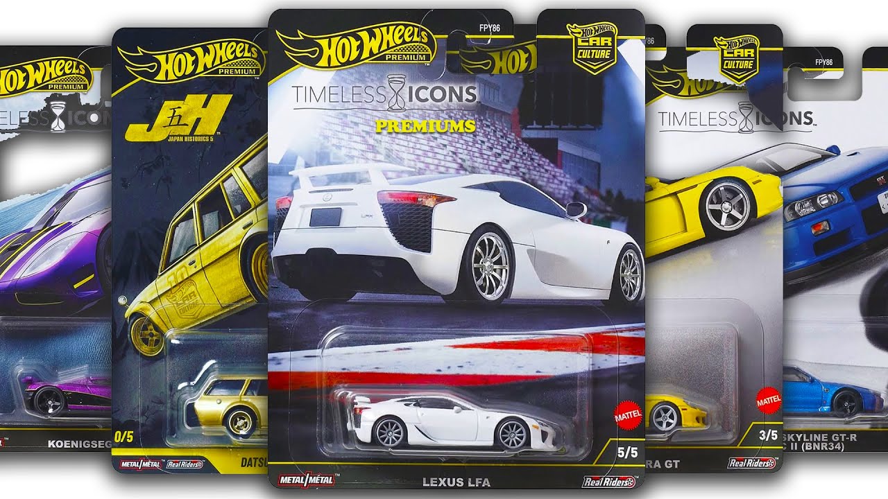 Showcase - Hot Wheels Japan Historics 5, Timeless Icons Set, 2026