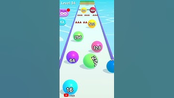 Going Balls, Ball Run 2048 android mobile games #shorts #34