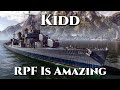 World of Warships: Kidd - Radio Location Is Amazing