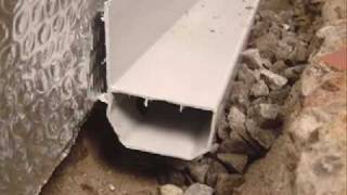 Basement Waterproofing   WaterGuard Perimeter Drainage Channel