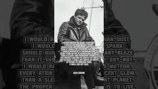 Jack London on living, not existing. #starpsycho #motivation #quotes