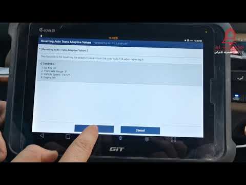 G SCAN3 -  Transmission Resetting Adaptive values for Hyundai Tucson 2017