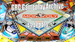 MONOPOLY Pinball Machine ~ Gameplay MAT Scores 49,484,470